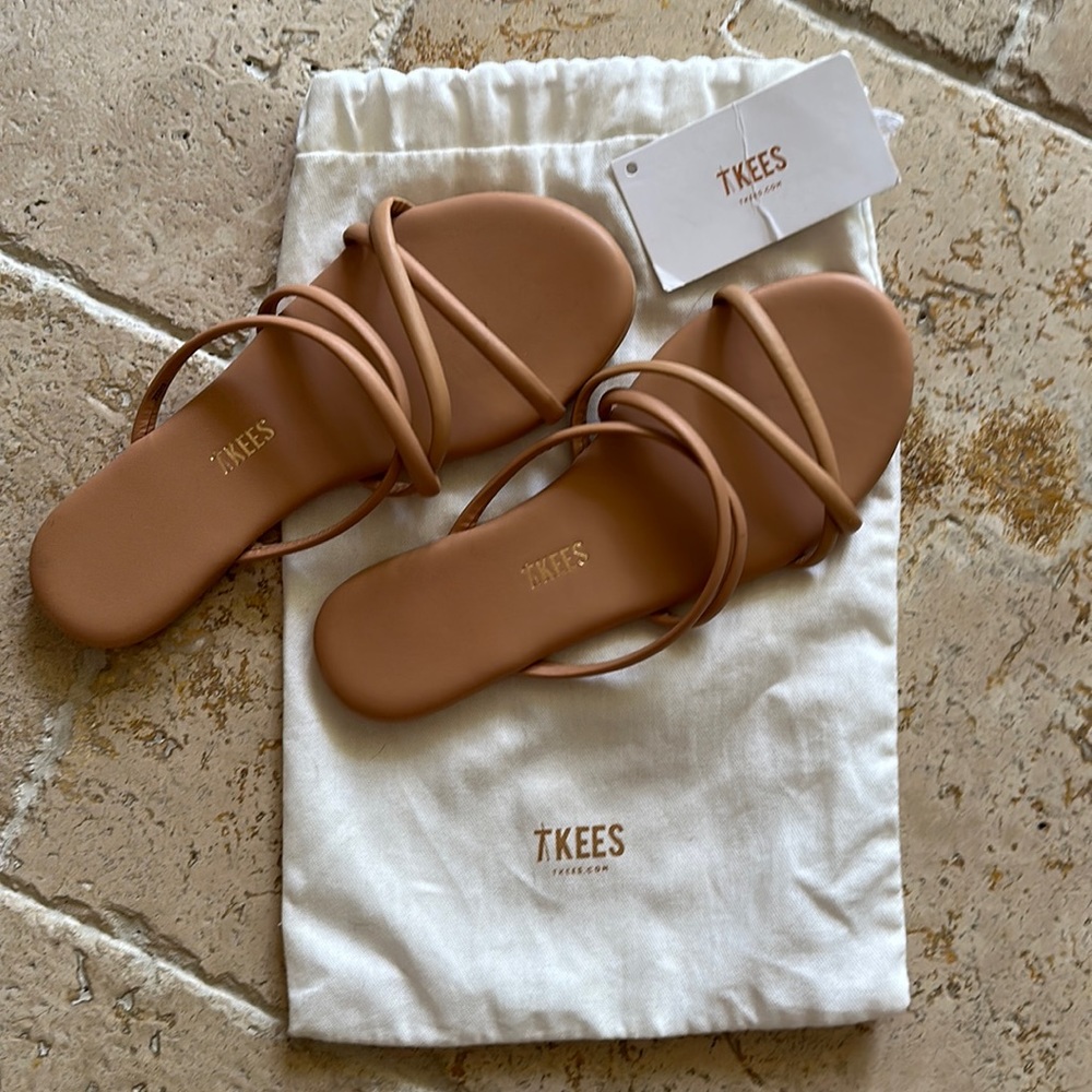 TKEES Slone sandals | Size 6 | nude